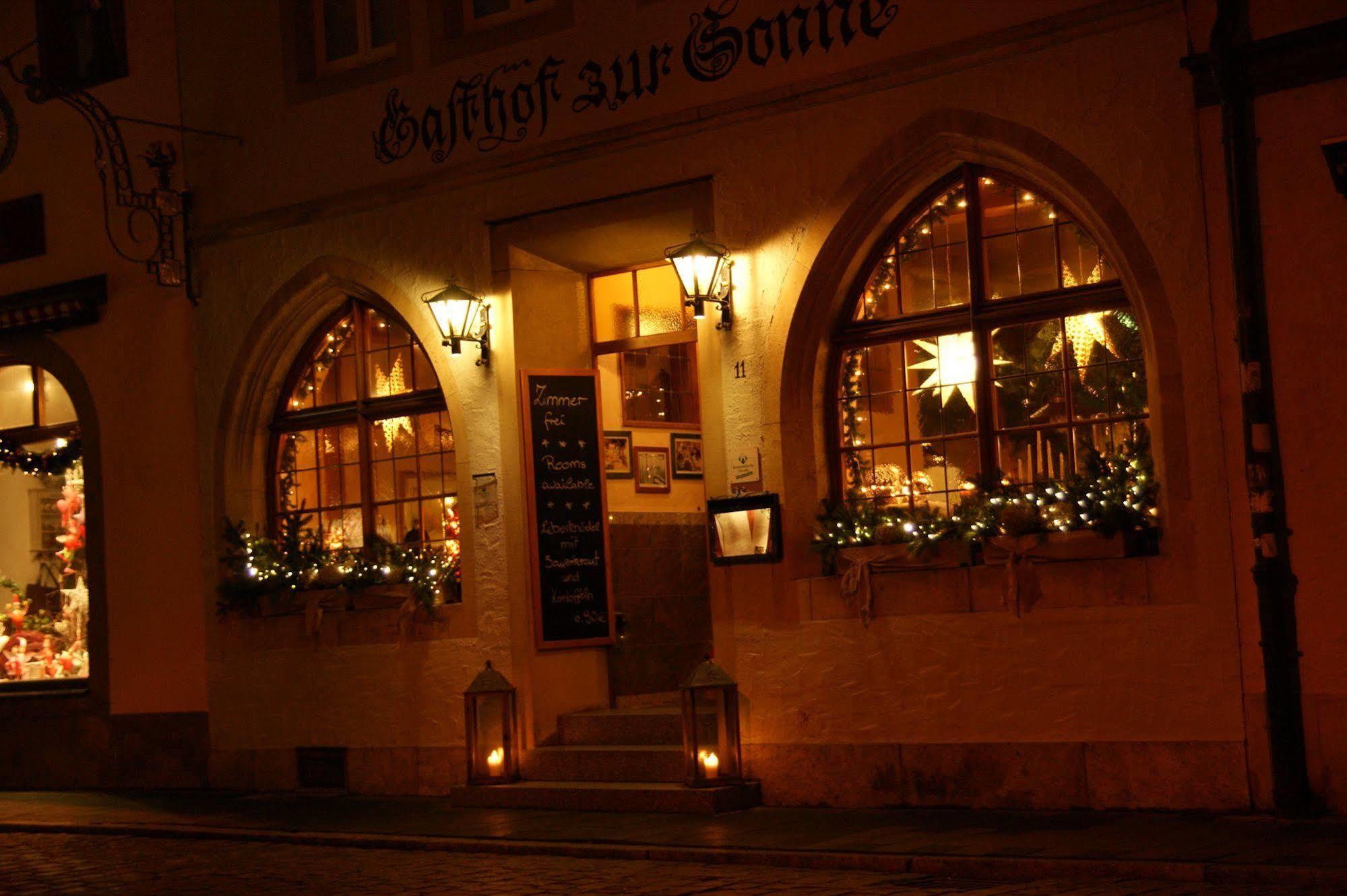 Hotel Sonne - Das Kleine Altstadt Hotel Rothenburg ob der Tauber Exterior photo